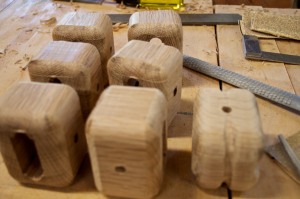 Blocks ready for shaping
